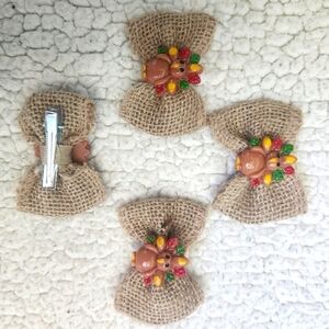 Turkey Clip in bows